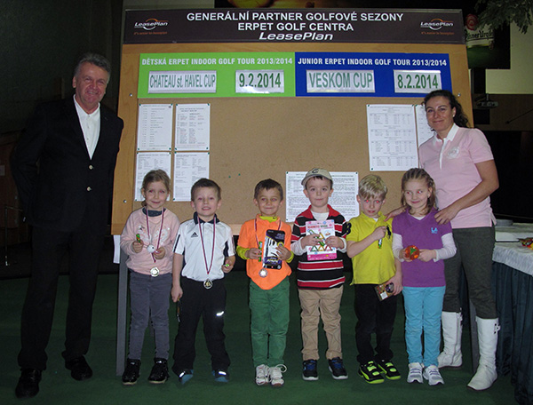 Dětský golfový turnaj v Erpet golf centru