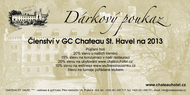 Nové golfové balíčky