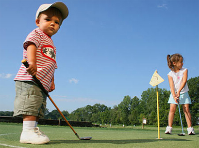 Dětská škola golfu - Zima v Erpet Centru 2013/2014